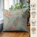 Aloha AH3 Seafoam Chenille Decorative Pillow