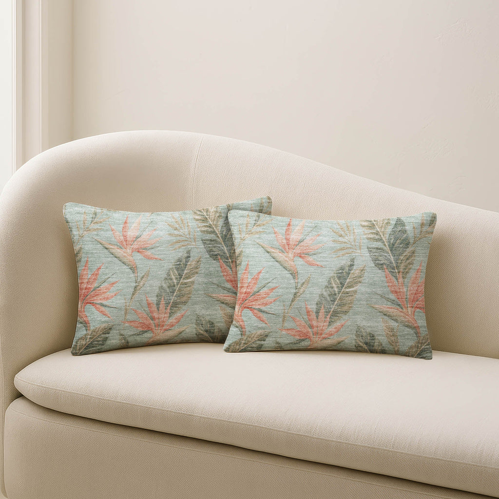Aloha AH3 Seafoam Chenille Decorative Pillow