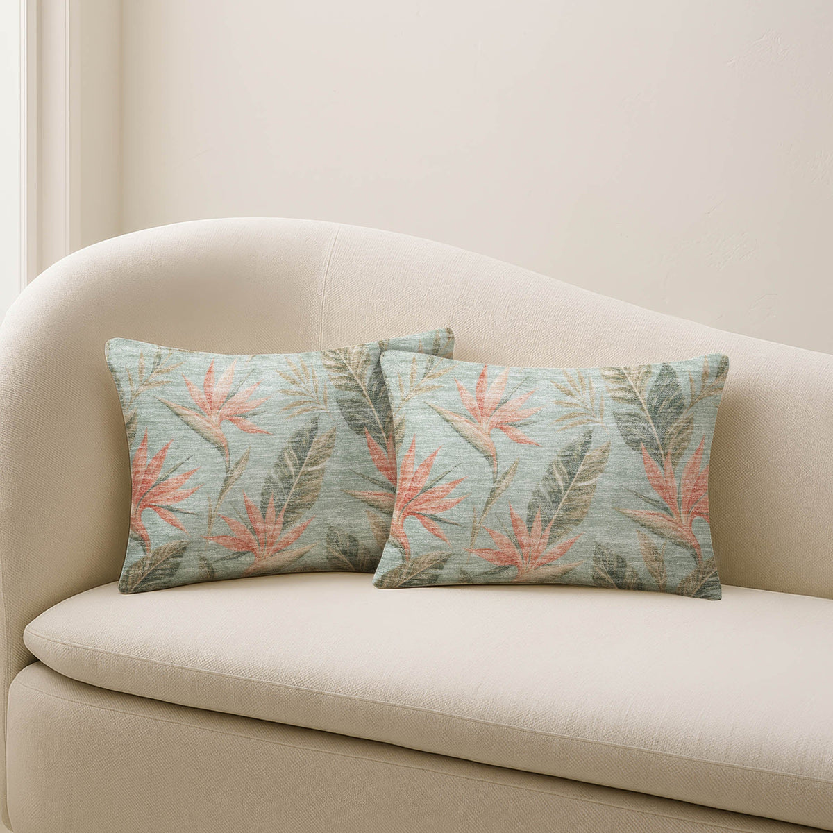 Aloha AH3 Seafoam Chenille Decorative Pillow