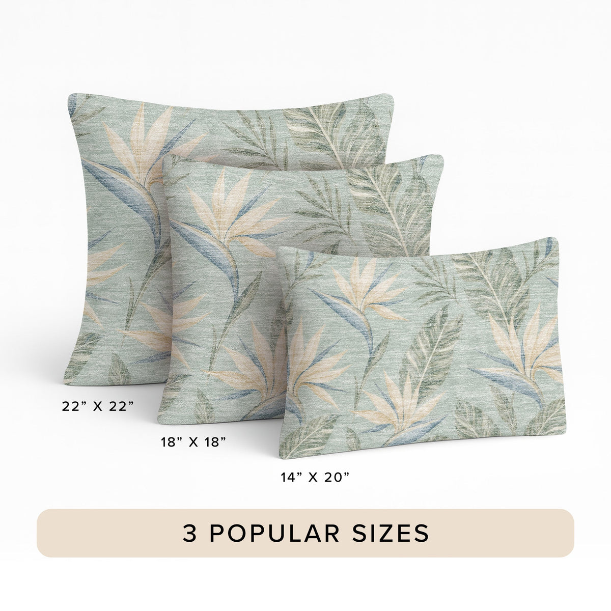 Aloha AH3 Spa Chenille Decorative Pillow