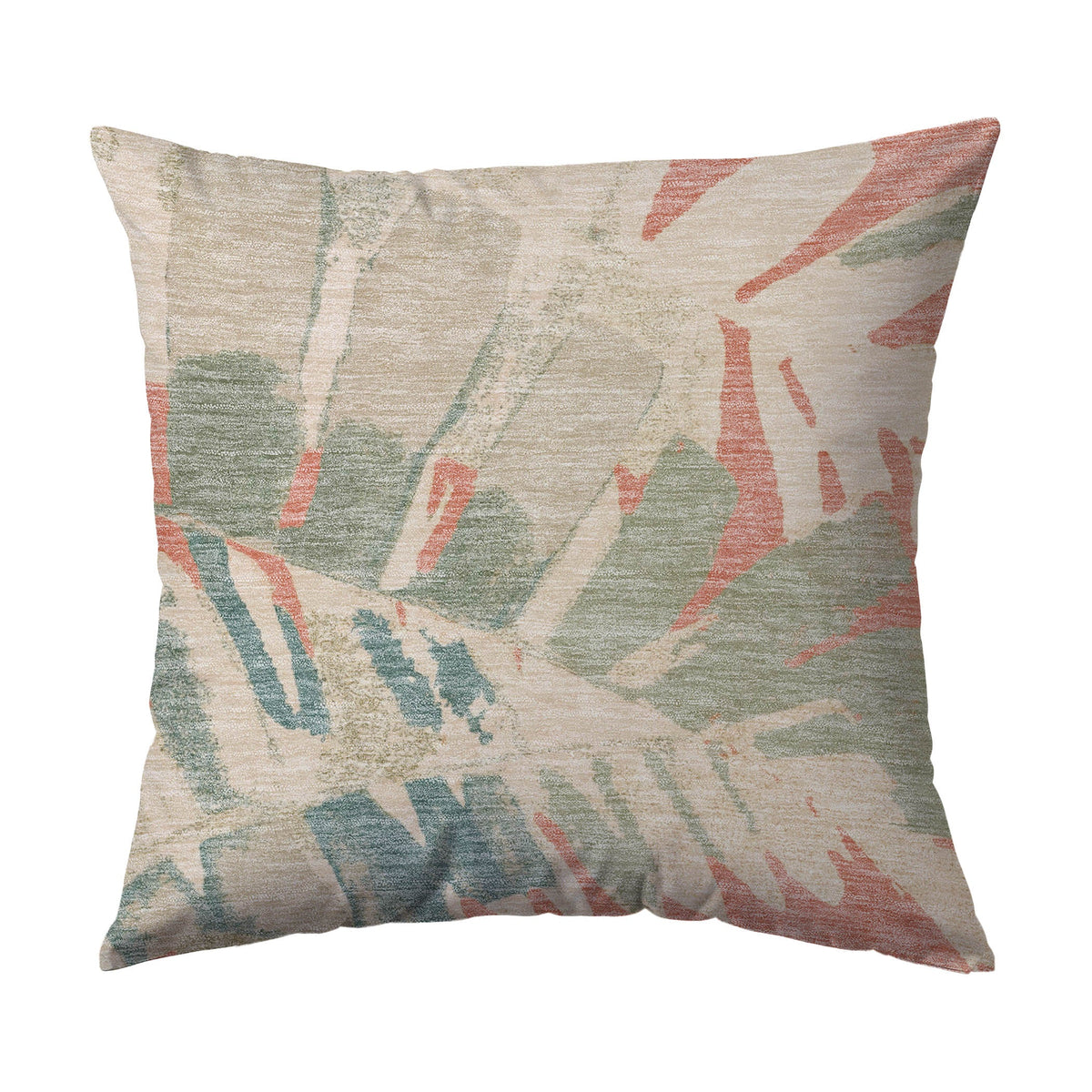 Aloha AH4 Coral Chenille Decorative Pillow
