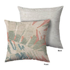 Aloha AH4 Coral Chenille Decorative Pillow