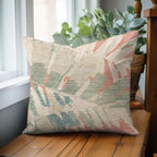 Aloha AH4 Coral Chenille Decorative Pillow