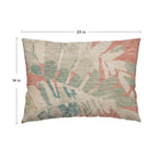 Aloha AH4 Coral Chenille Decorative Pillow