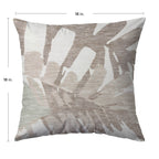 Aloha AH4 Ivory Chenille Decorative Pillow
