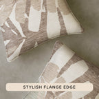 Aloha AH4 Ivory Chenille Decorative Pillow