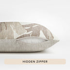 Aloha AH4 Ivory Chenille Decorative Pillow