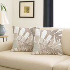 Aloha AH4 Ivory Chenille Decorative Pillow