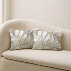 Aloha AH4 Ivory Chenille Decorative Pillow