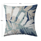 Aloha AH4 Navy Chenille Decorative Pillow