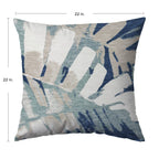 Aloha AH4 Navy Chenille Decorative Pillow