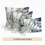 Aloha AH4 Navy Chenille Decorative Pillow