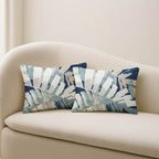 Aloha AH4 Navy Chenille Decorative Pillow