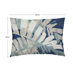 Aloha AH4 Navy Chenille Decorative Pillow