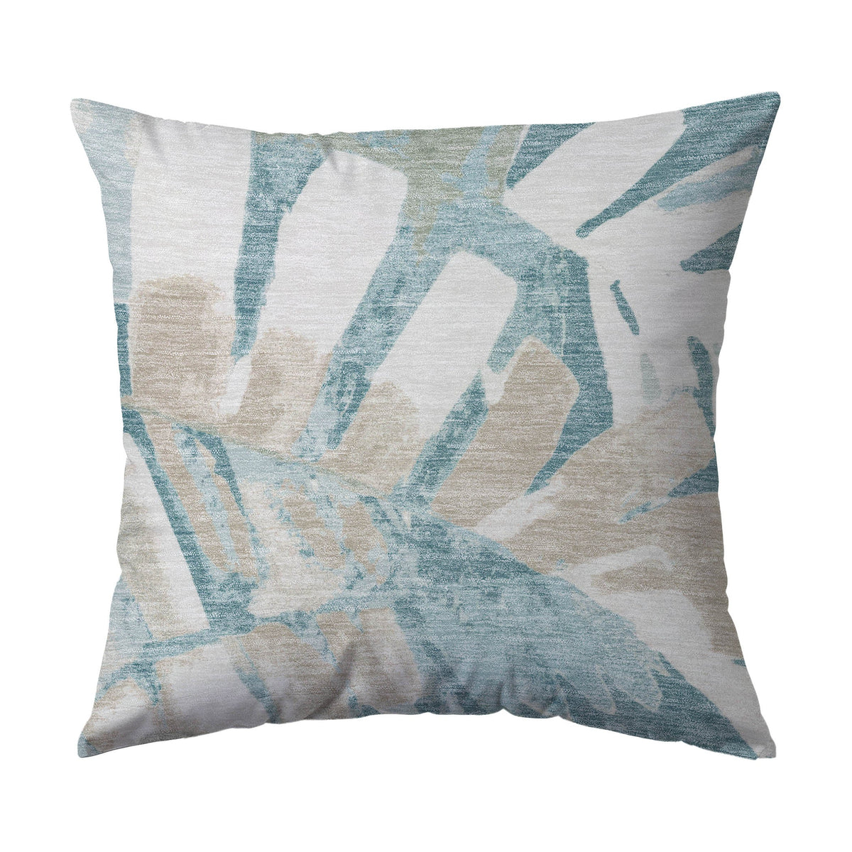 Aloha AH4 Teal Chenille Decorative Pillow