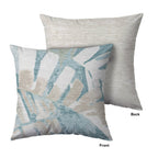 Aloha AH4 Teal Chenille Decorative Pillow