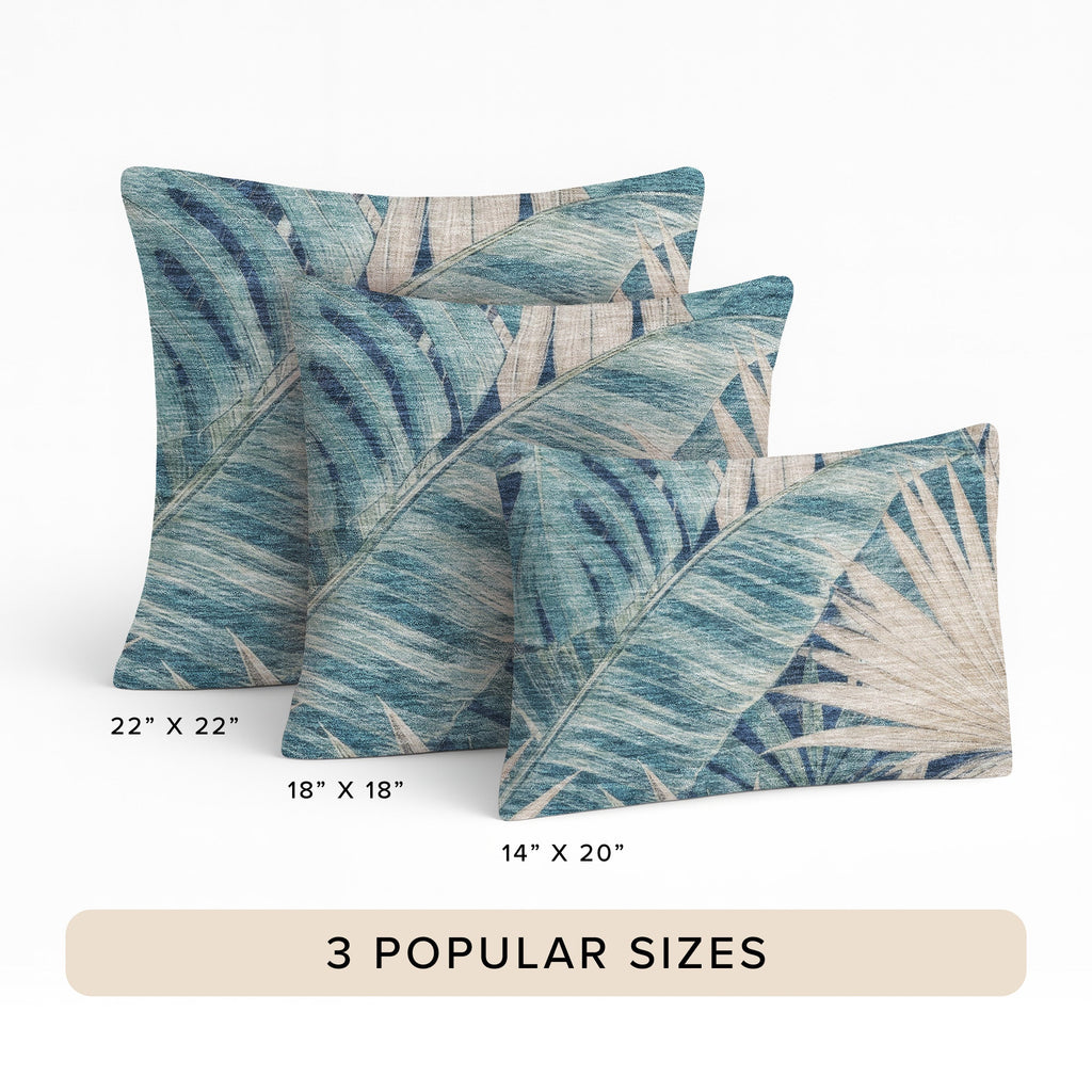 Aloha AH5 Indigo Chenille Decorative Pillow