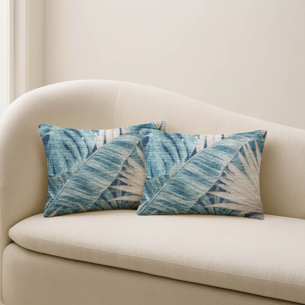 Aloha AH5 Indigo Chenille Decorative Pillow
