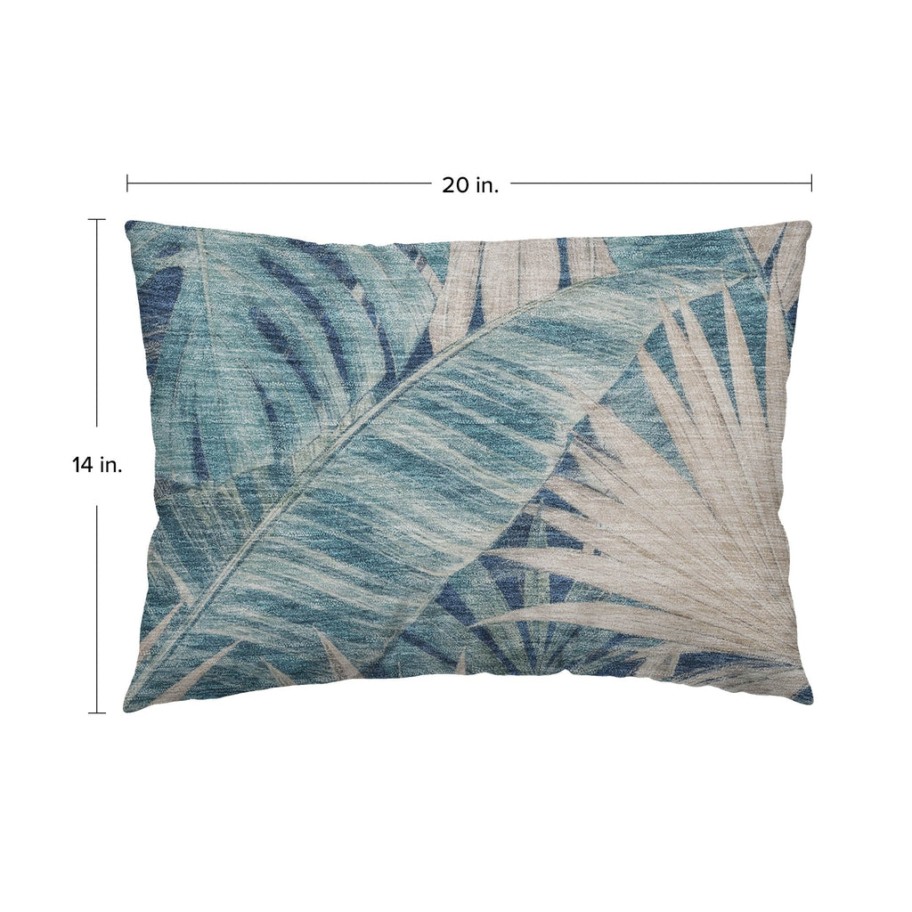 Aloha AH5 Indigo Chenille Decorative Pillow