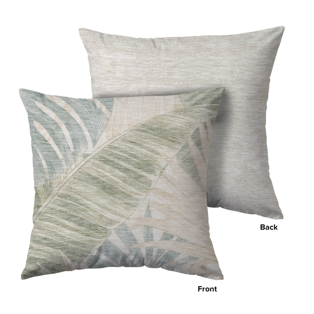 Aloha AH5 Ivory Chenille Decorative Pillow