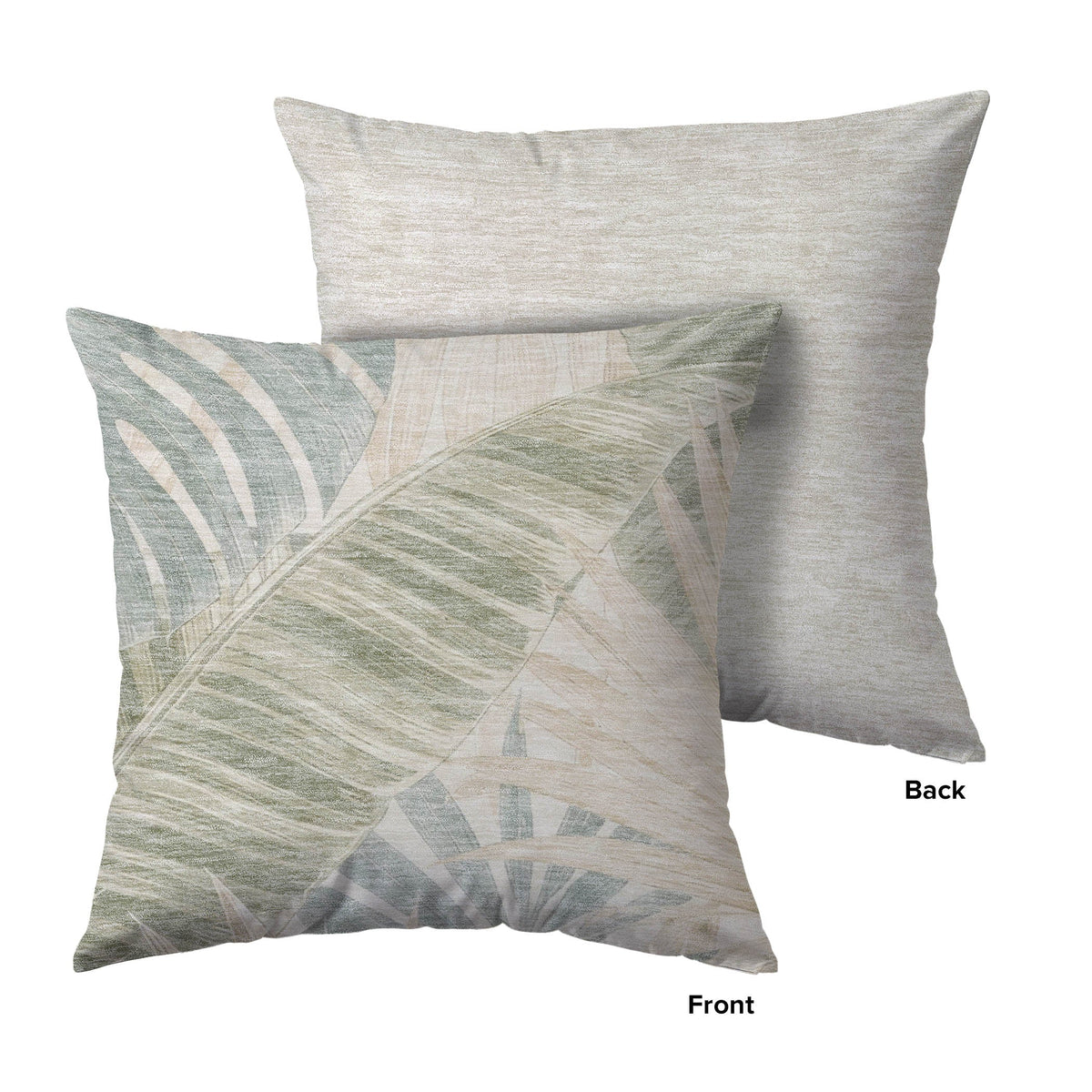 Aloha AH5 Ivory Chenille Decorative Pillow