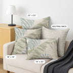 Aloha AH5 Ivory Chenille Decorative Pillow