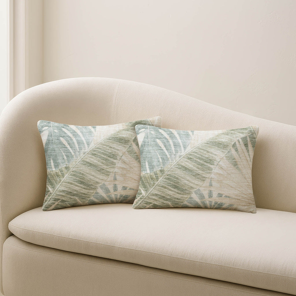 Aloha AH5 Ivory Chenille Decorative Pillow