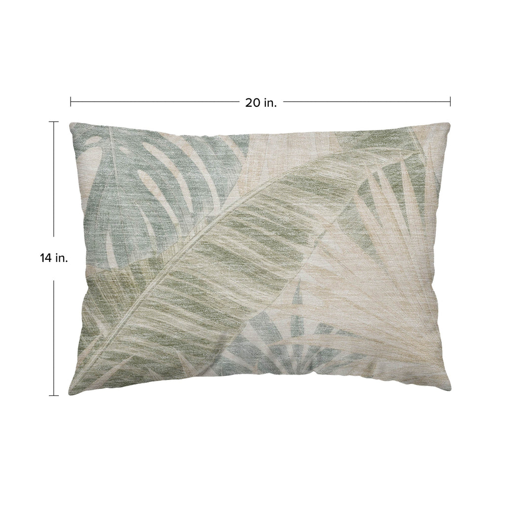 Aloha AH5 Ivory Chenille Decorative Pillow