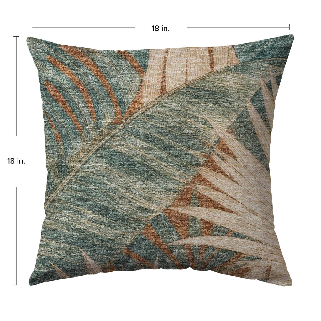 Aloha AH5 Terracotta Chenille Decorative Pillow