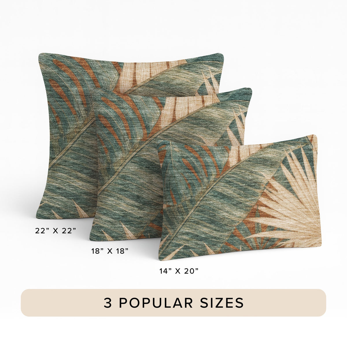 Aloha AH5 Terracotta Chenille Decorative Pillow