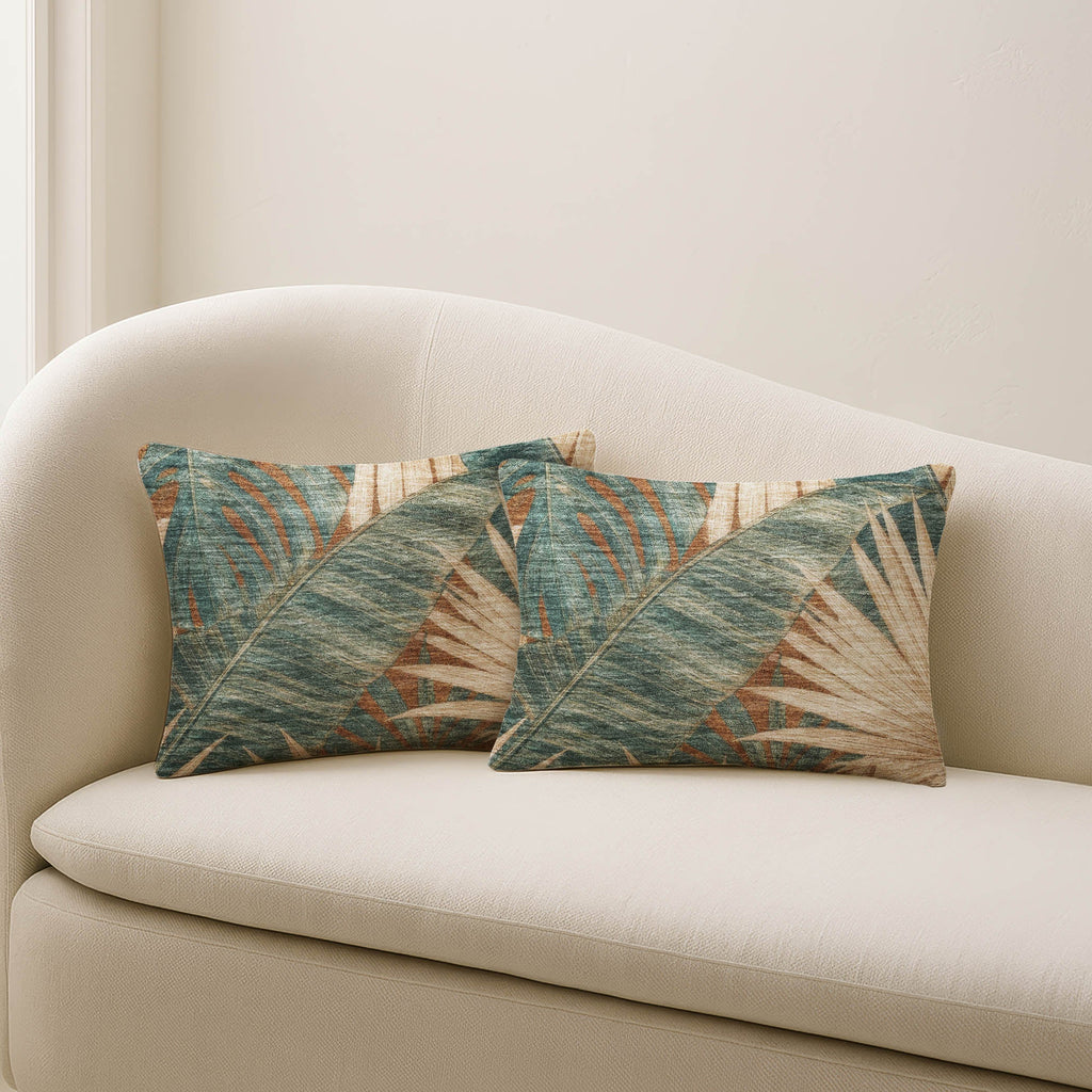 Aloha AH5 Terracotta Chenille Decorative Pillow