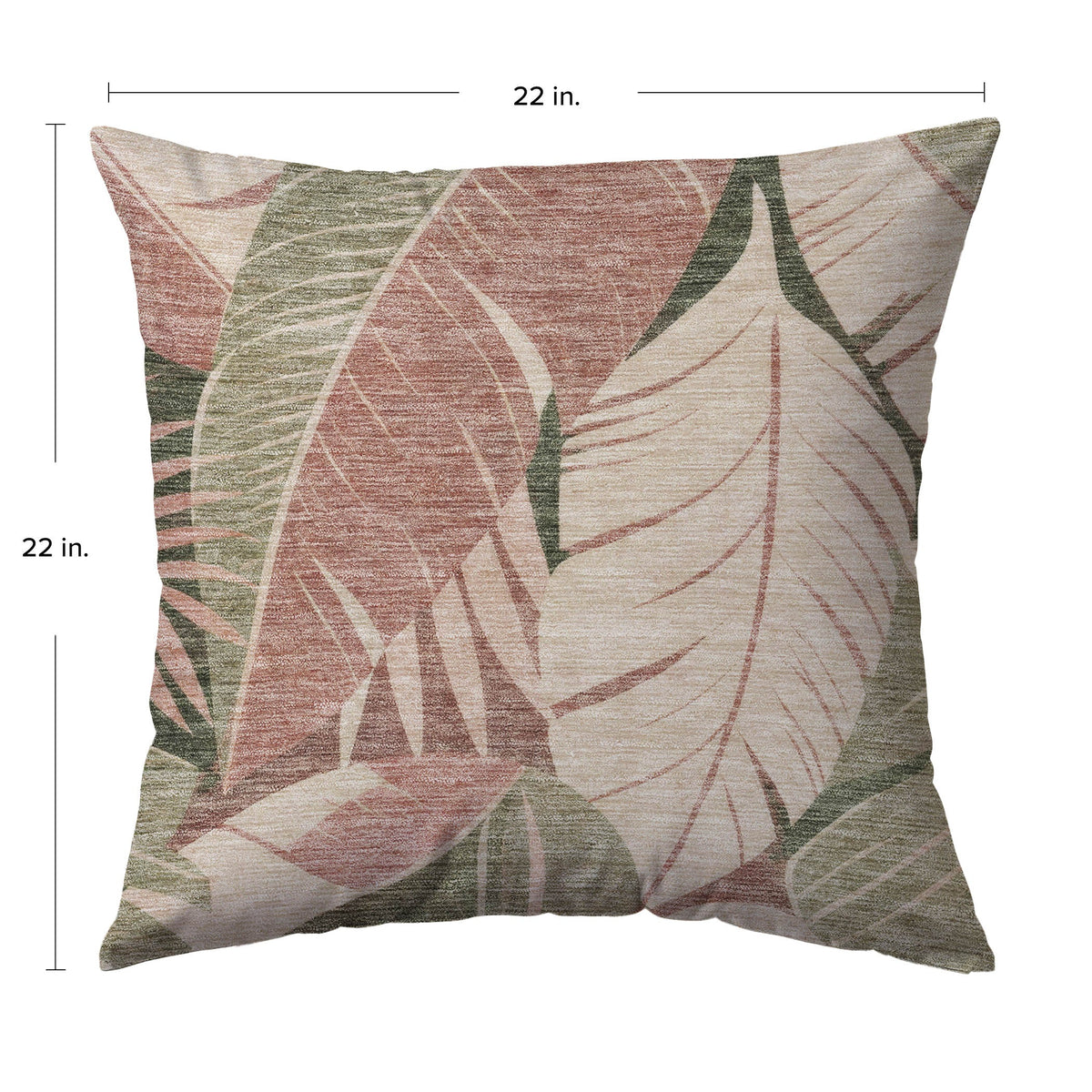 Aloha AH6 Blush Chenille Decorative Pillow