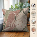 Aloha AH6 Blush Chenille Decorative Pillow