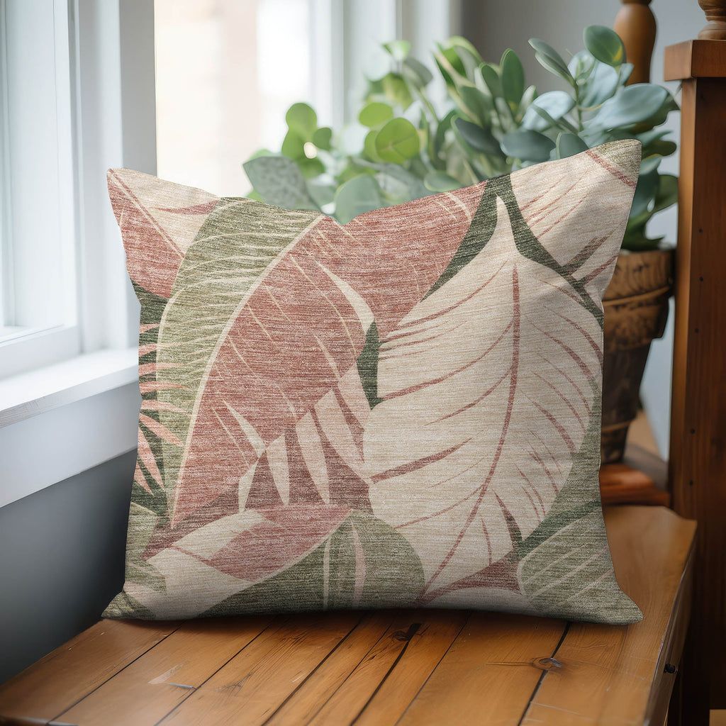 Aloha AH6 Blush Chenille Decorative Pillow