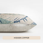 Aloha AH6 Indigo Chenille Decorative Pillow