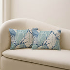 Aloha AH6 Indigo Chenille Decorative Pillow