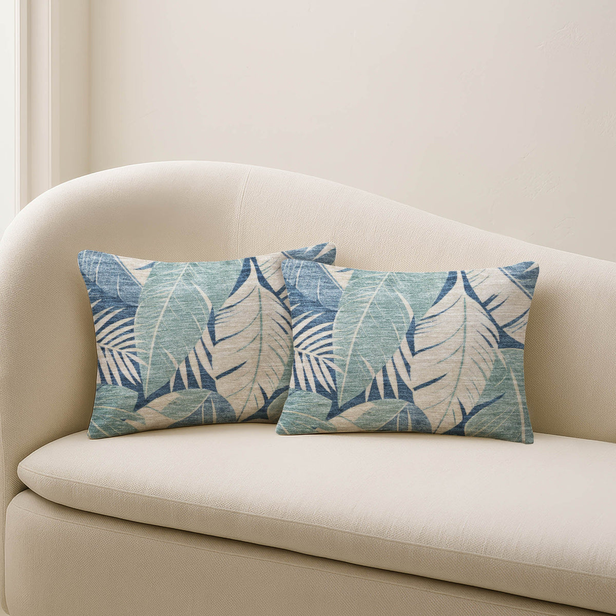 Aloha AH6 Indigo Chenille Decorative Pillow
