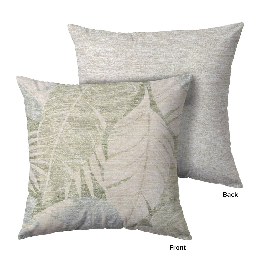 Aloha AH6 Ivory Chenille Decorative Pillow