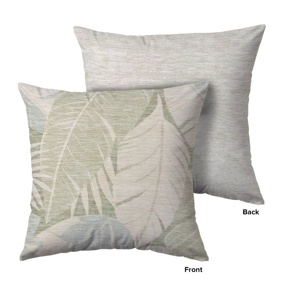 Aloha AH6 Ivory Chenille Decorative Pillow