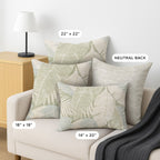 Aloha AH6 Ivory Chenille Decorative Pillow