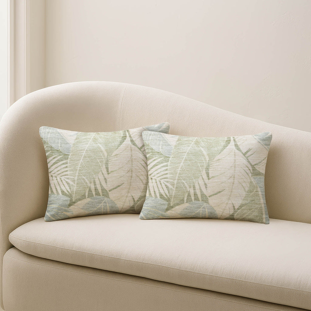 Aloha AH6 Ivory Chenille Decorative Pillow