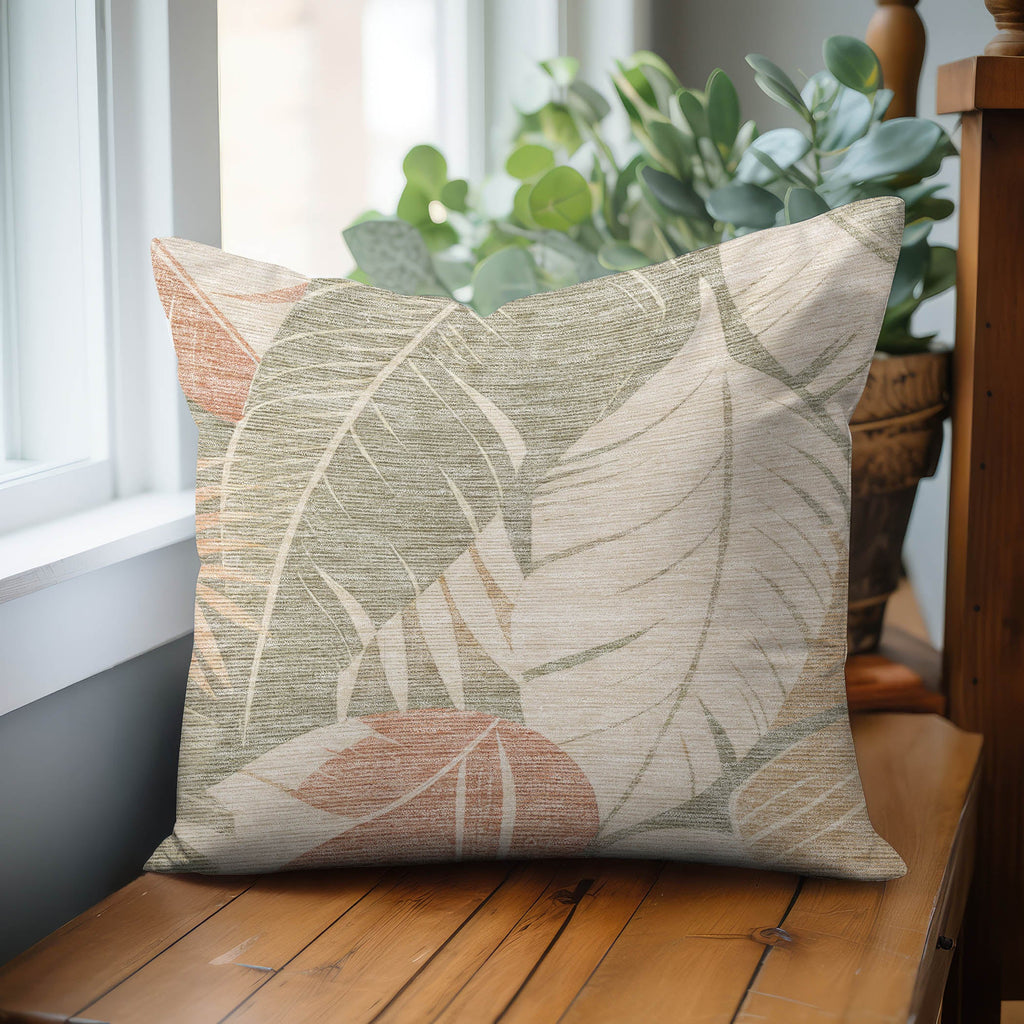 Aloha AH6 Sage Chenille Decorative Pillow
