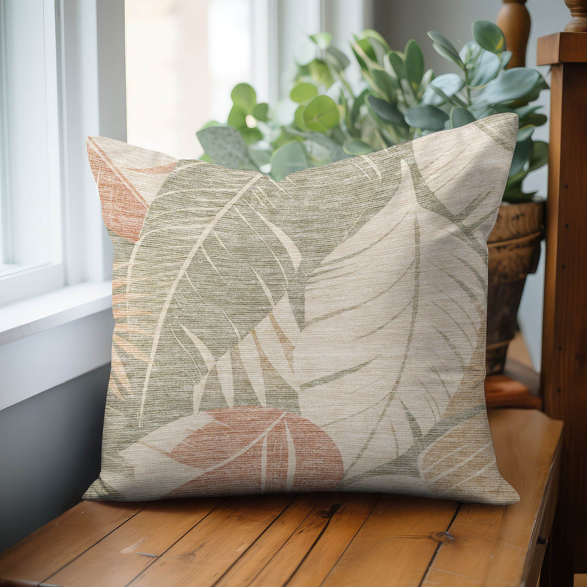 Aloha AH6 Sage Chenille Decorative Pillow