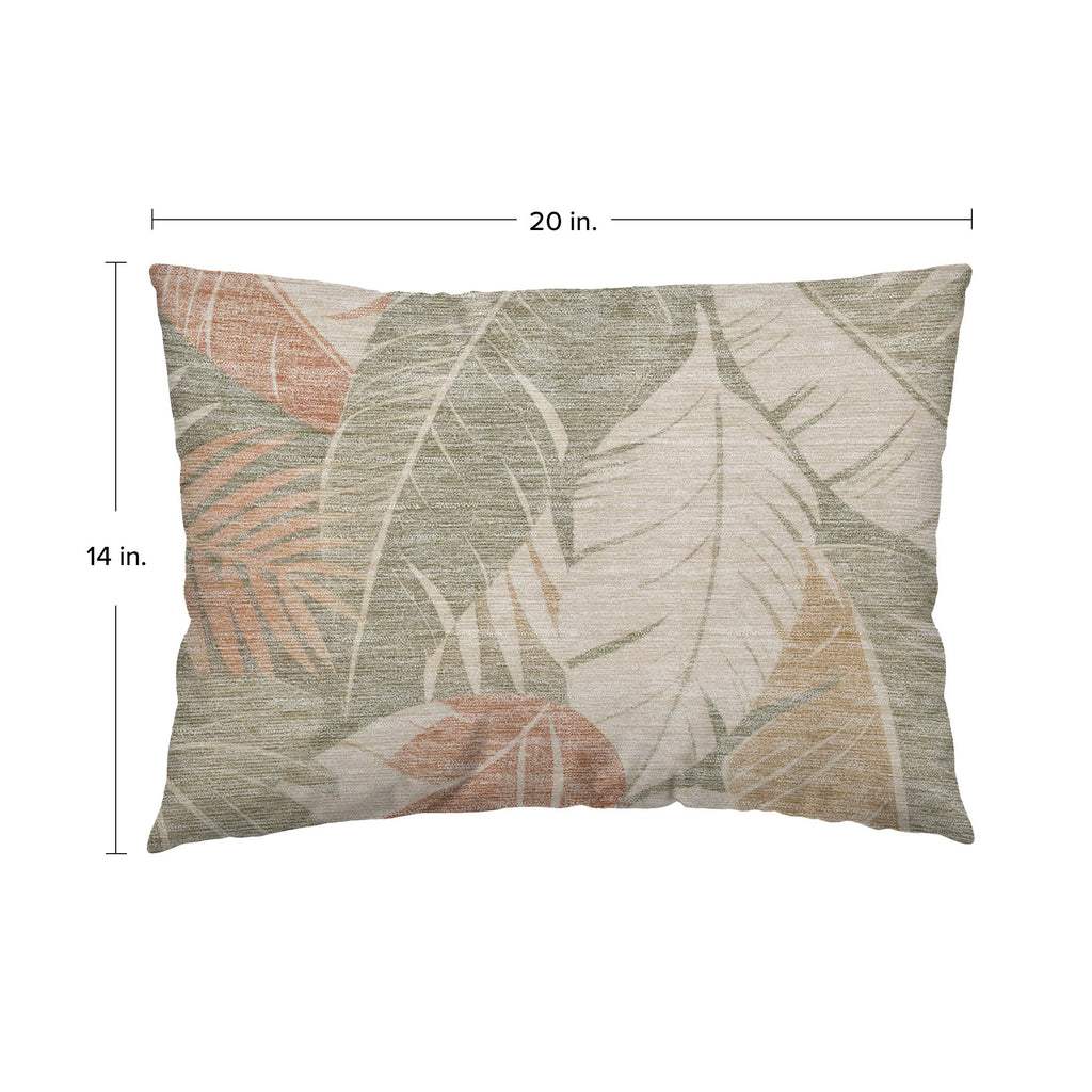 Aloha AH6 Sage Chenille Decorative Pillow