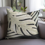 Aloha AH7 Black Chenille Decorative Pillow