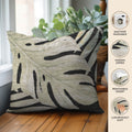 Aloha AH7 Black Chenille Decorative Pillow