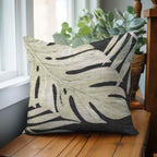 Aloha AH7 Black Chenille Decorative Pillow