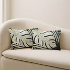 Aloha AH7 Black Chenille Decorative Pillow
