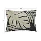 Aloha AH7 Black Chenille Decorative Pillow