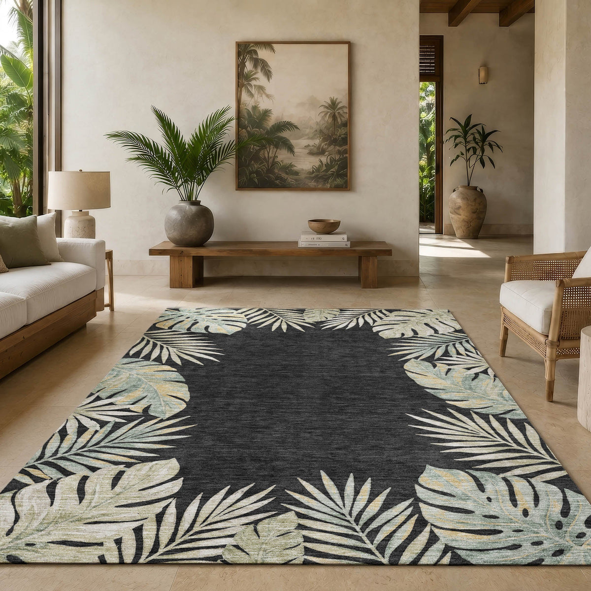Aloha AH7 Black Rug